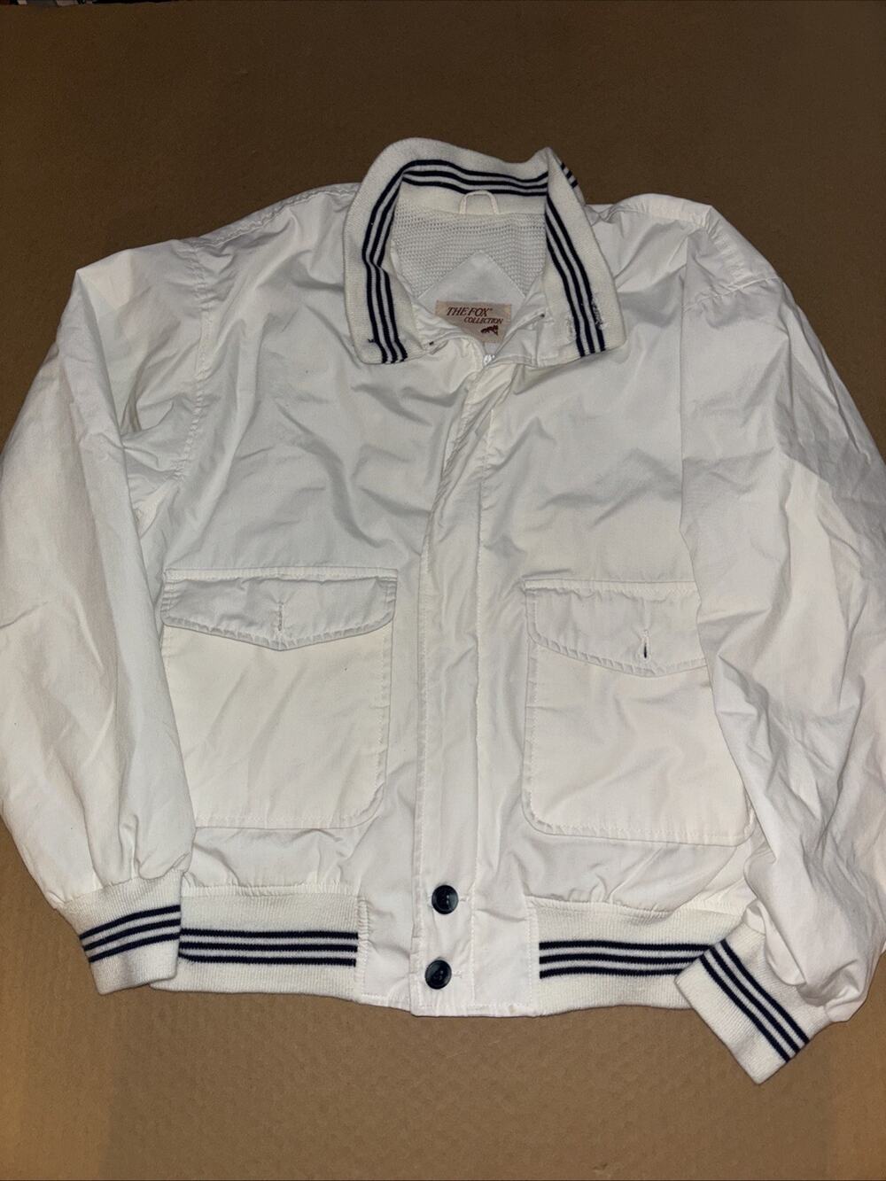 Vintage The Fox Collection Full Zip Spring Fall Jacket Medium